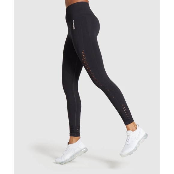 Gymshark Pants - Gymshark Black Energy Seamless Leggings, S